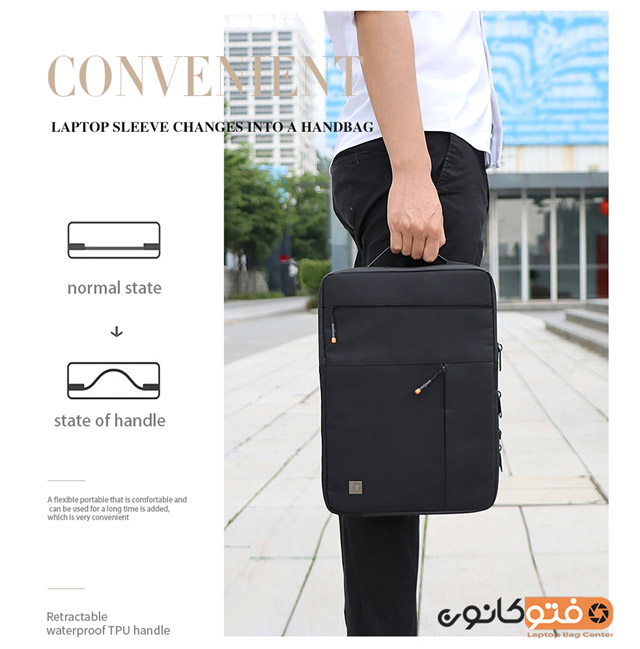 کاور لپ تاپ ویوو WIWU Alpha Slim Sleeve — تصویر ۶