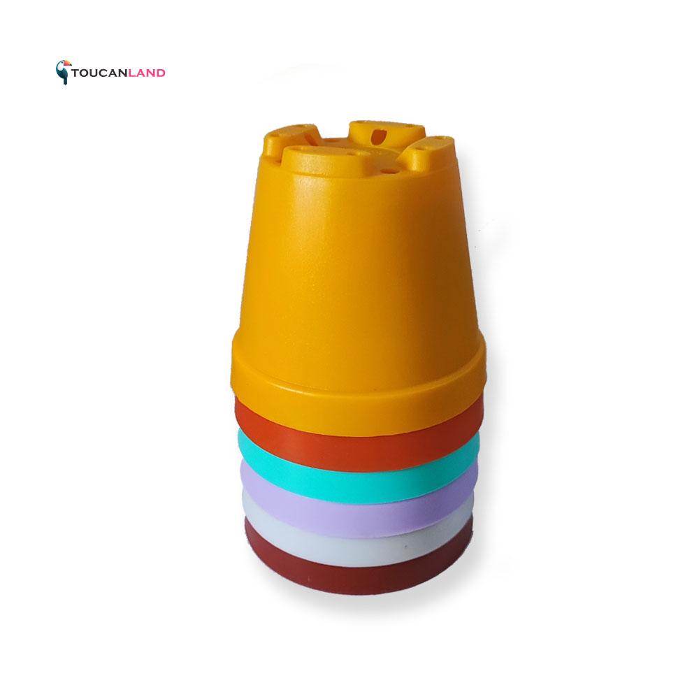 گلدان رنگی (M&M) سایز 10 — تصویر ۲