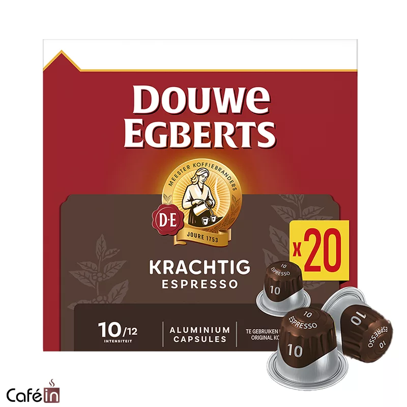 کپسول قهوه Douwe Egberts Espresso Krachtig بسته 20 عددی