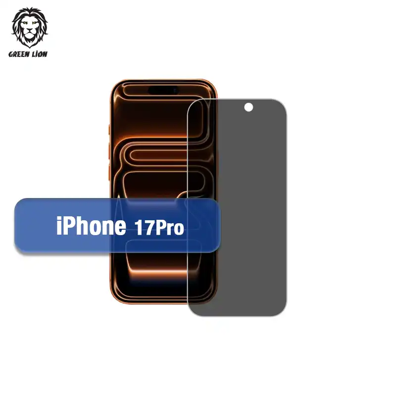 محافظ صفحه نمایش آیفون مدل GreenLion 9H Steve Privacy مناسب برای iPhone 17Pro — تصویر ۲