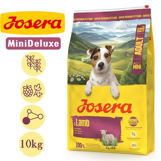 غذای خشک سگ بالغ جوسرا مینی ادالت (مینی دلوکس) طعم گوشت بره وزن ۱۰ کیلوگرم | josera mini adult lamb 10kg