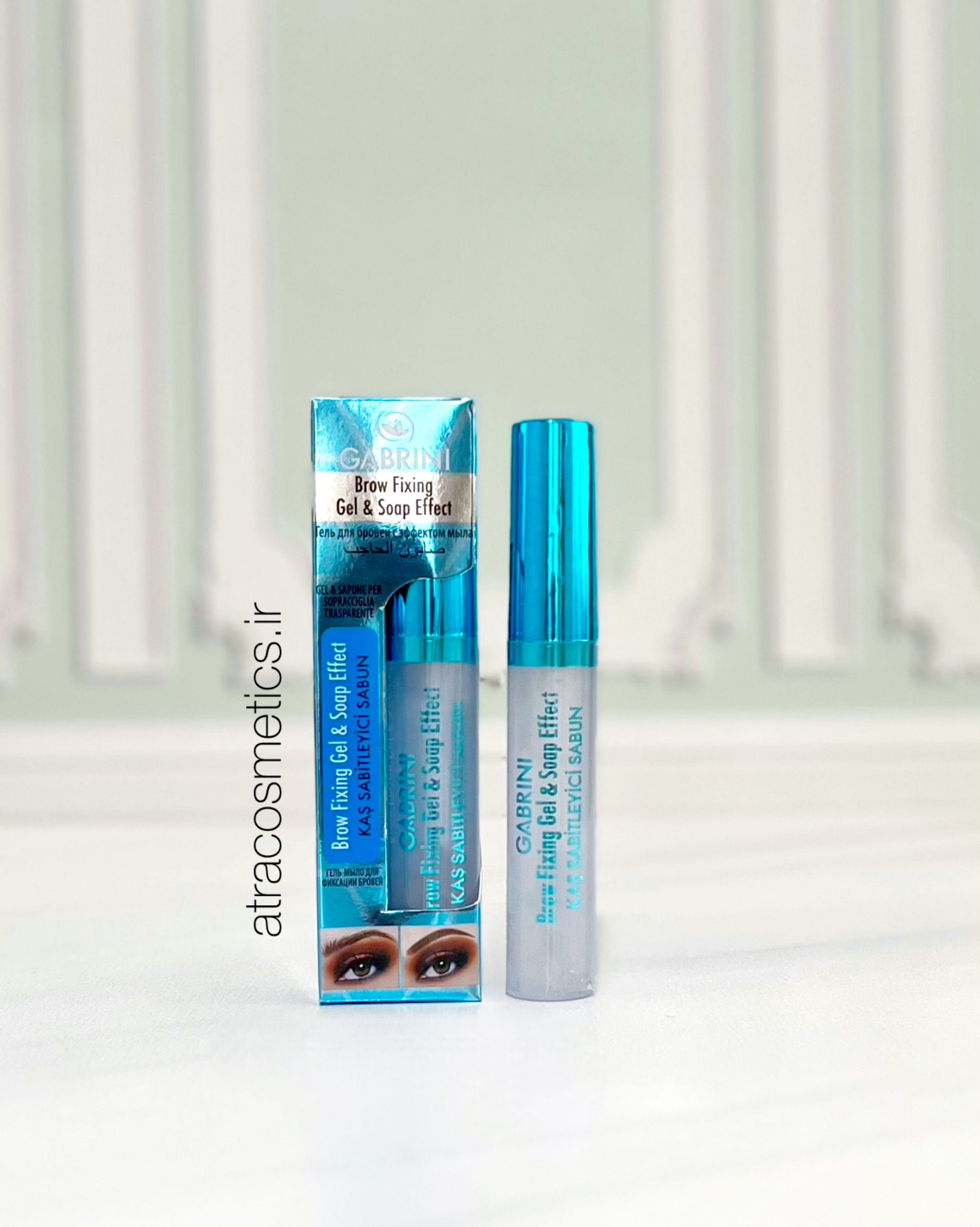 ژل لیفت و فیکس ابرو گابرینی Gabrini Brow Fixing Gel & Soap Effect — تصویر ۳