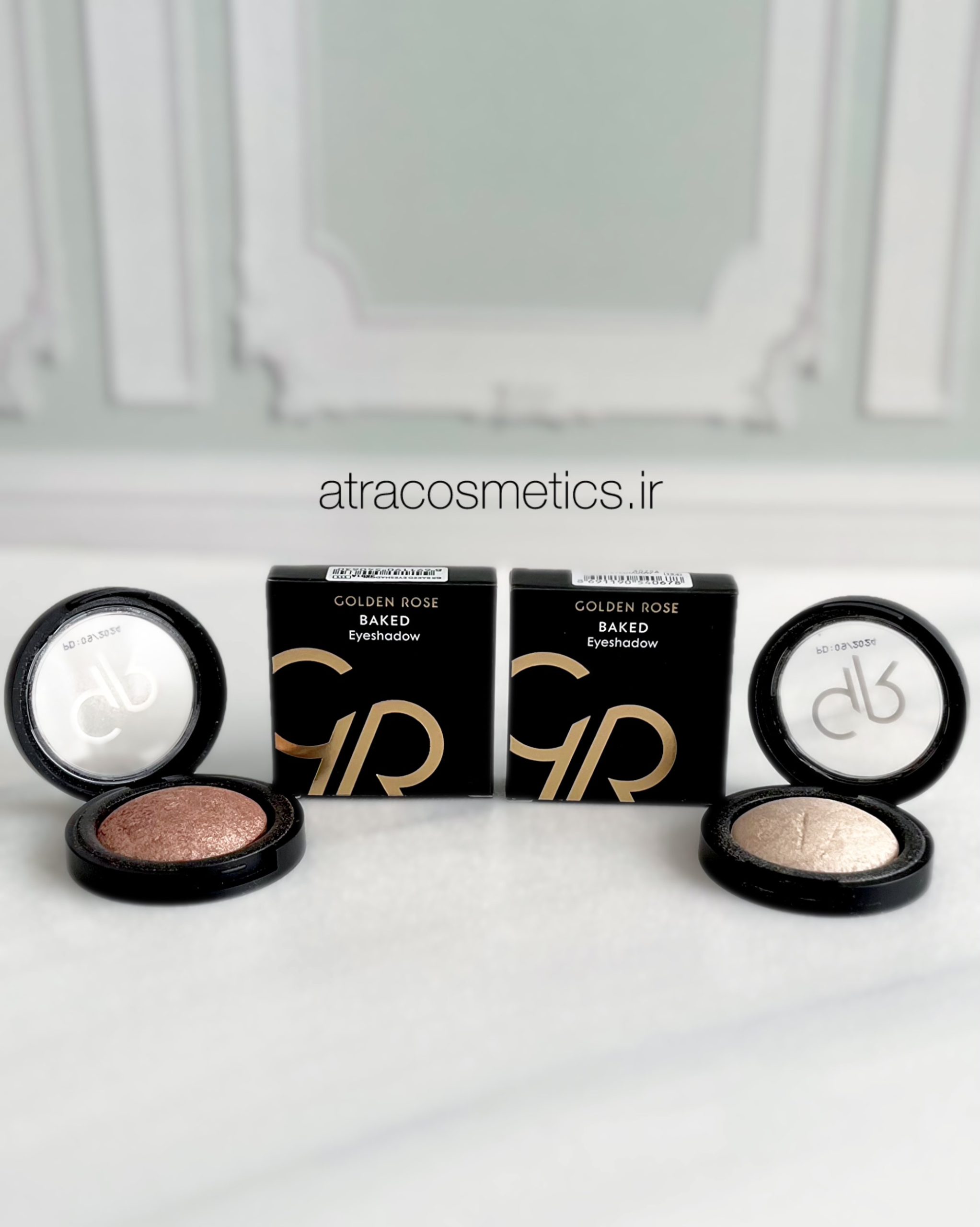 سایه چشم تک رنگ تراکوتا گلدن رز Golden Rose Baked Eyeshadow — تصویر ۳