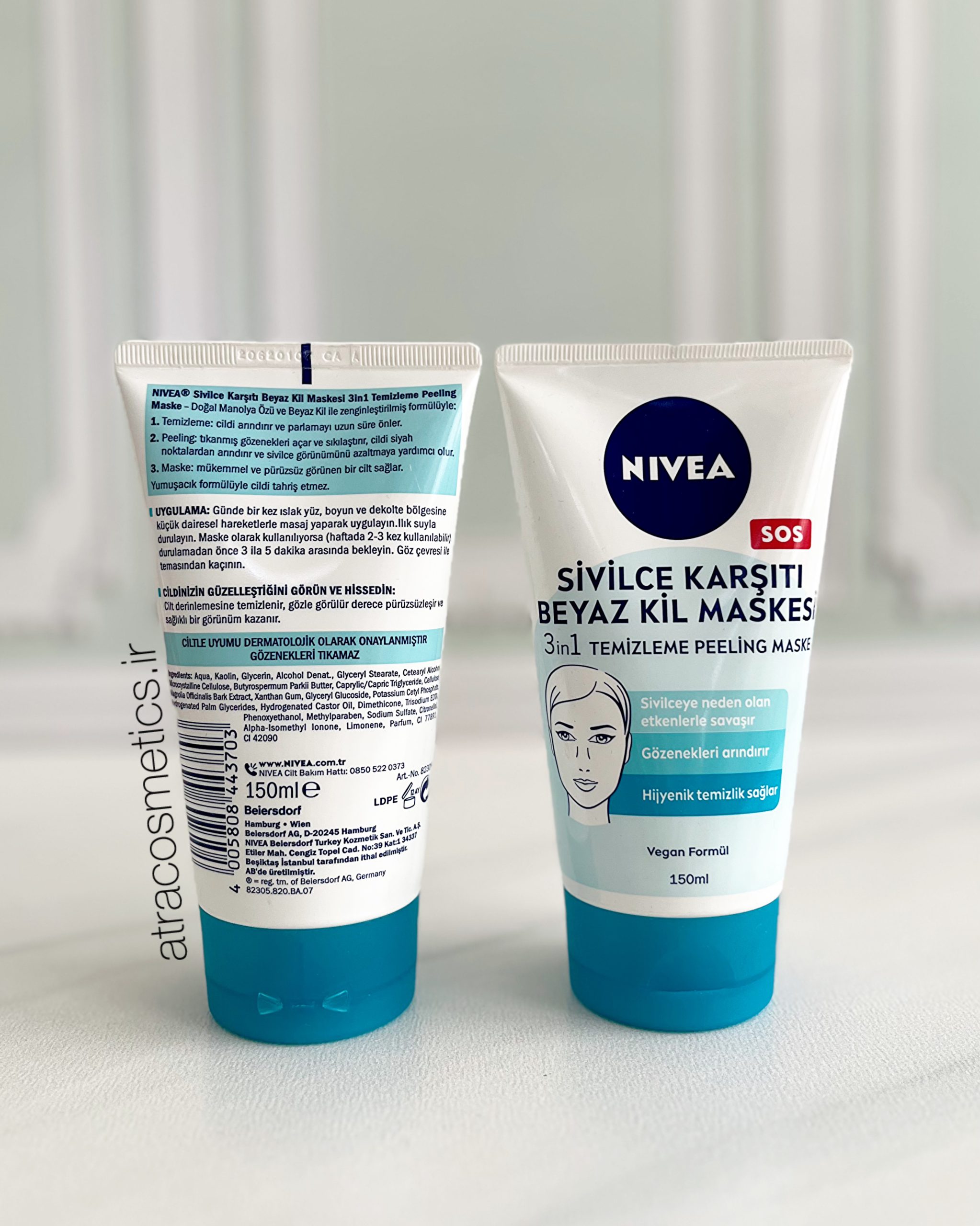 اسکراب خاک رس نیوا NIVEA 3-in-1 Urban Skin Detox Clay Wash