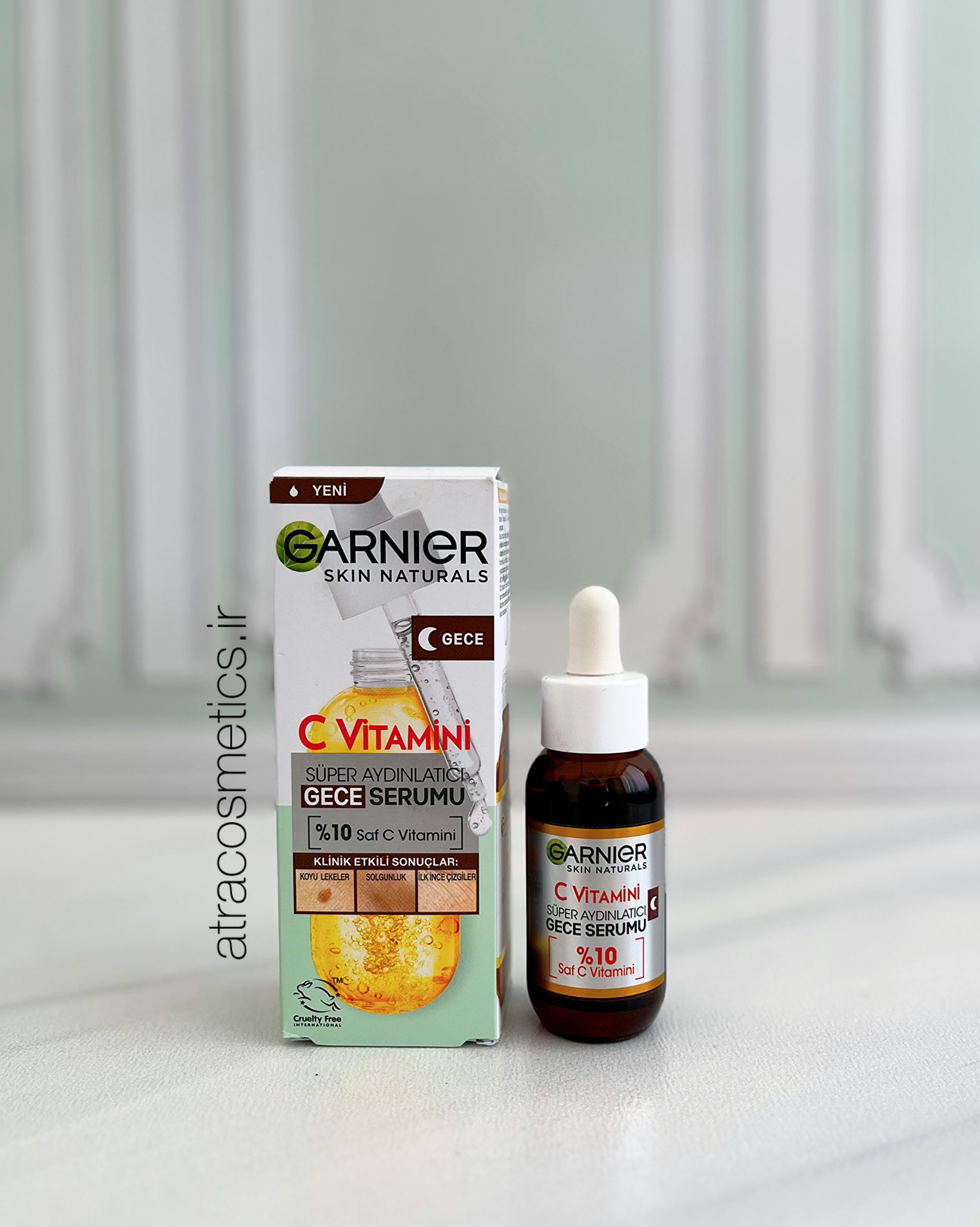 سرم ویتامین C شب گارنیر Garnier Vitamin C Brightening Night Serum
