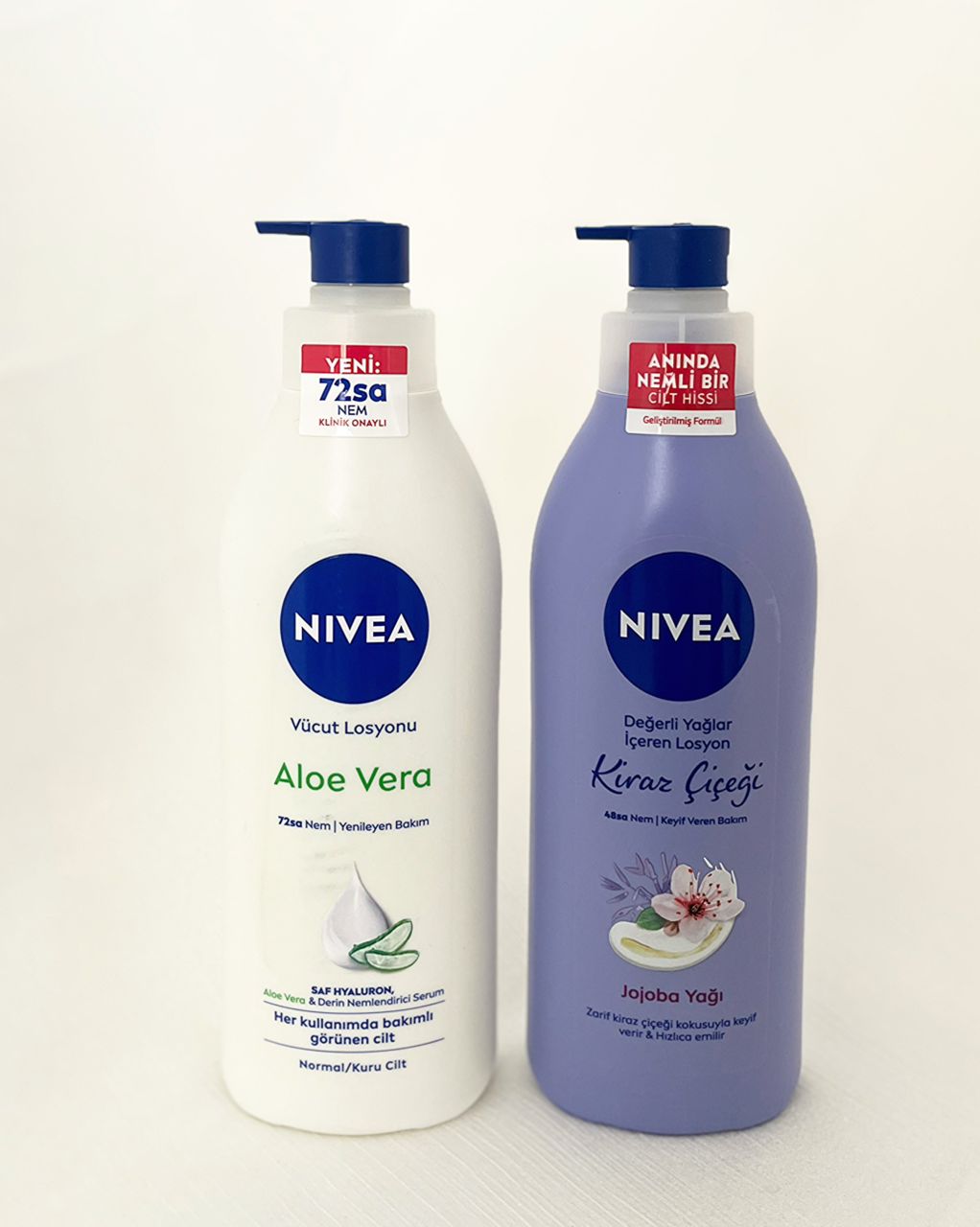 لوسیون بدن نیوا Aloe Vera (مرطوبکننده ۷۲ ساعته) 400 میل