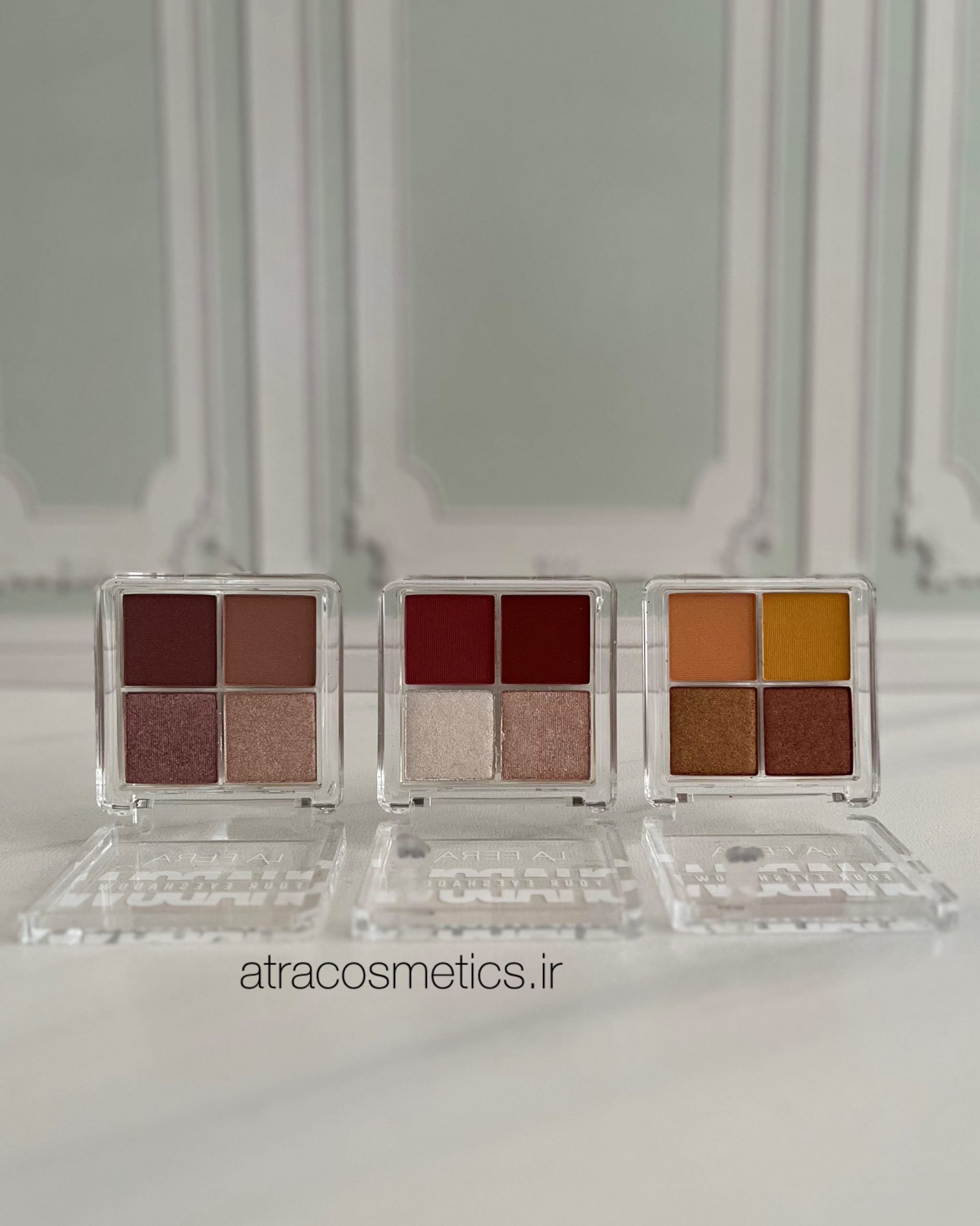 پالت سایه چشم لافرا ترکیه La Fera 4-Color Eyeshadow Palette — تصویر ۲