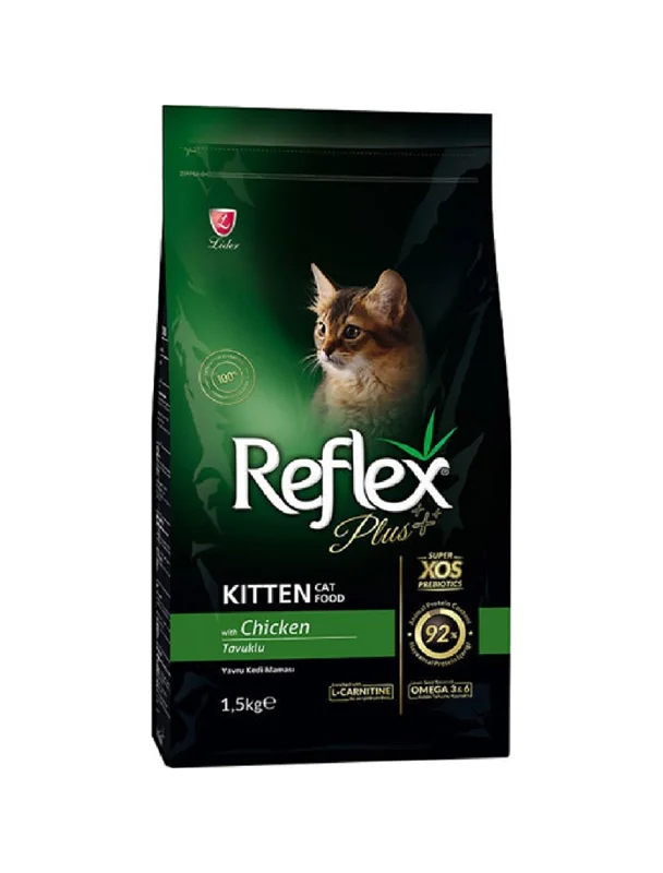 غذای خشک بچه گربه رفلکس پلاس وزن 15 کیلوگرم | Reflex Plus Chicken Kitten 15kg