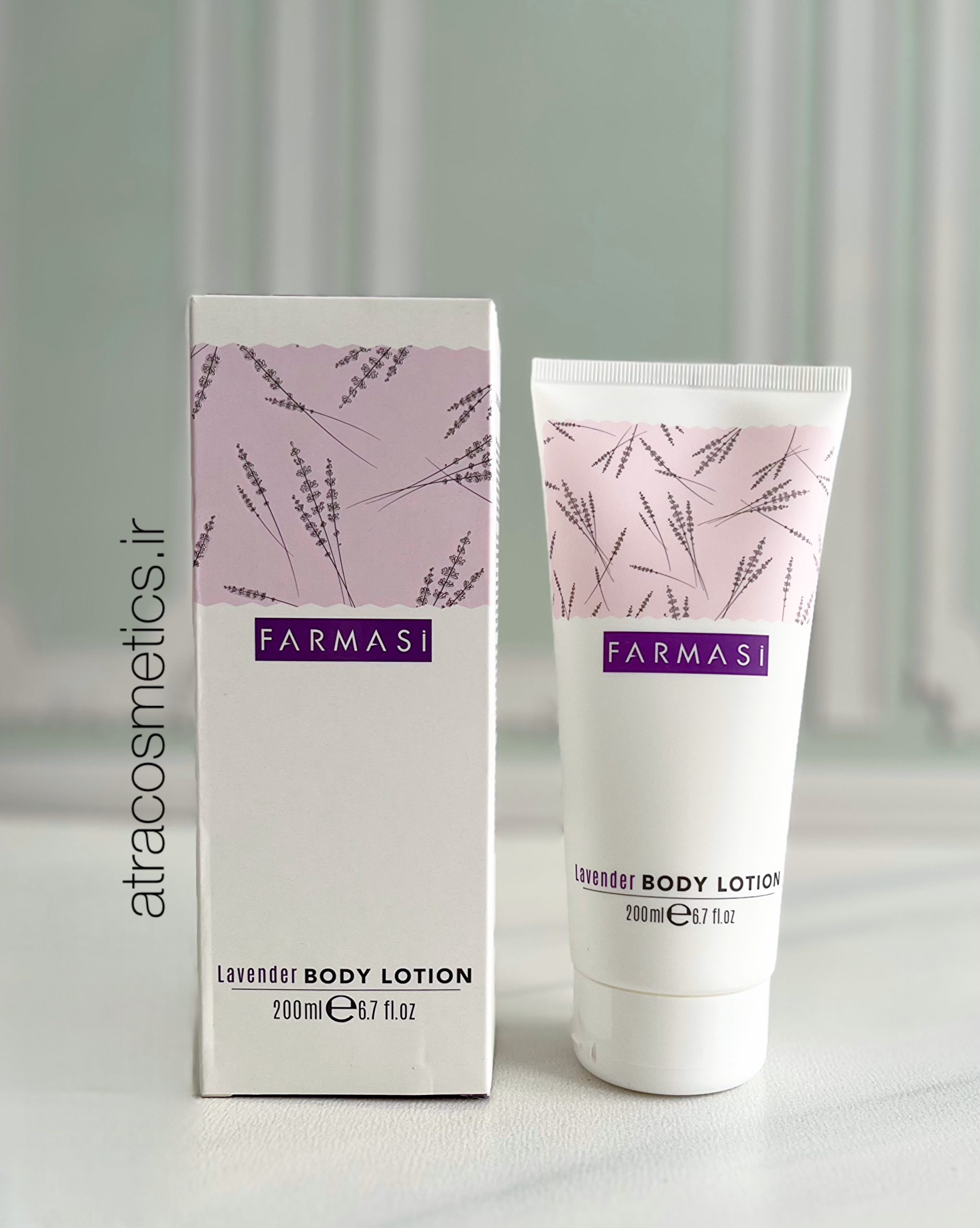 لوسیون بدن لوندر فارماسی اصل | آبرسان و مرطوب کننده با رایحه اسطوخودوس200 میل Farmasi Lavender Body Lotion — تصویر ۲