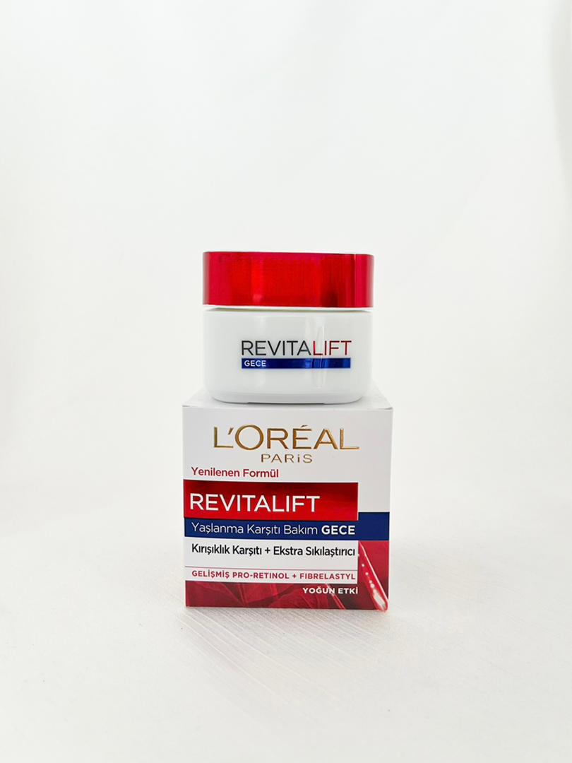کرم شب ضد چروک و سفتکننده پوست رویتالیفت لورآل پاریس (Revitalift Night Cream)