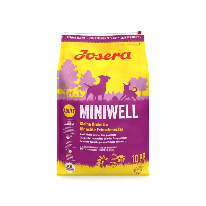 غذای خشک سگ بالغ جوسرا مدل مینی ول 10 کیلوگرم | Josera MiniWell 10 kg