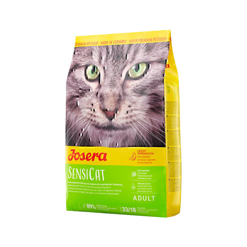 غذای خشک سنسی کت جوسرا 10 کیلوگرم (گوارش حساس) – Josear SensiCat 10kg
