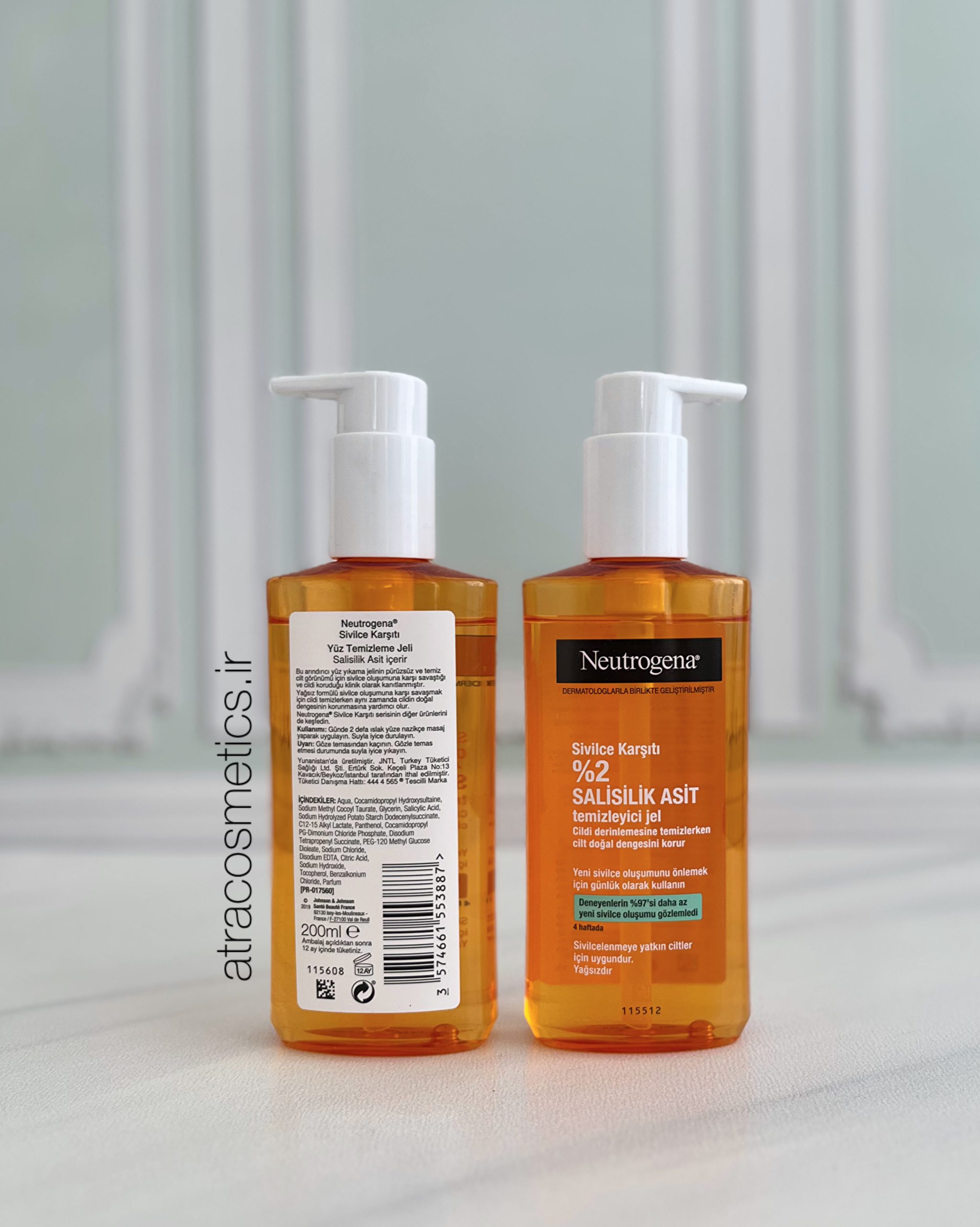 ژل شستشوی صورت نوتروژینا حاوی ۲٪ سالیسیلیک اسید (Neutrogena Oil-Free Acne Wash)با کم ترین — تصویر ۲