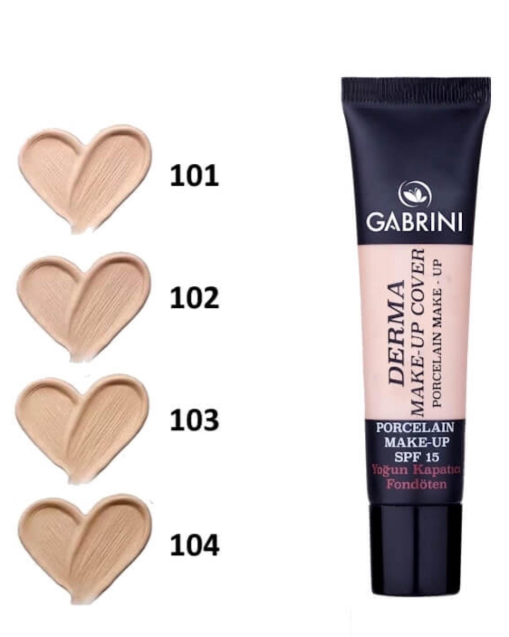 کرم پودر گابرینی مدل درما Gabrini Derma Foundation — تصویر ۳
