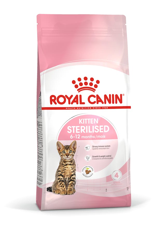 غذای خشک بچه گربه کیتن استرلایز رویال کنین 2 کیلوگرم | Royal Canin Kitten sterilised Dry Food 2kg