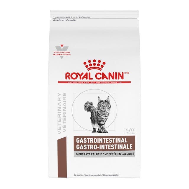 غذای خشک گربه گسترو اینتستینال مودریت کالری رویال کنین 2 کیلوگرمی Royal Canin gastrointestinal moderate calorie 2kg