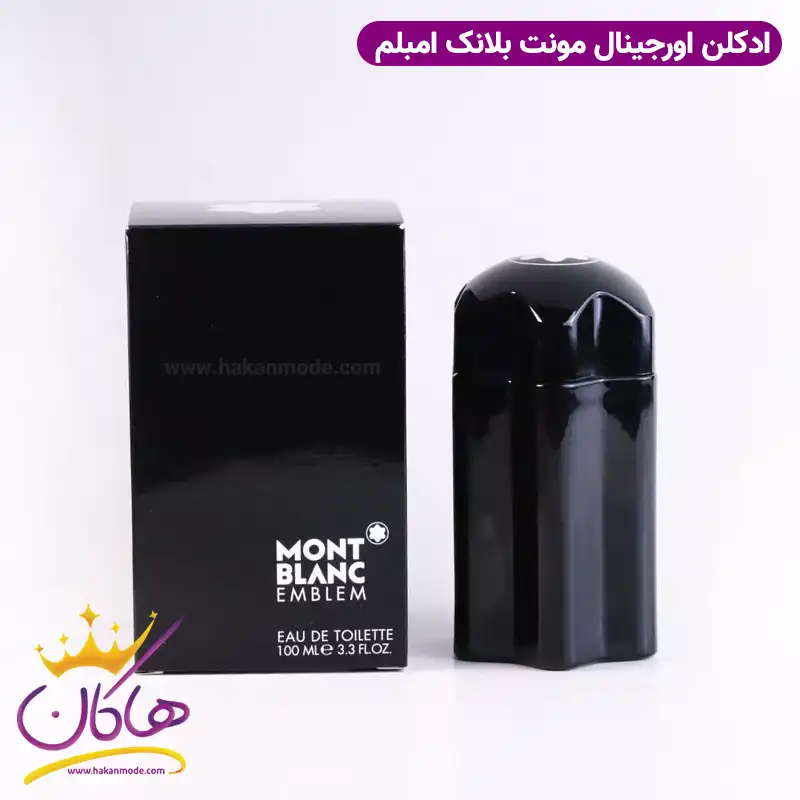 ادکلن مون بلان امبلم مشکی ۱۰۰ میل Mont Blanc Emblem — تصویر ۲