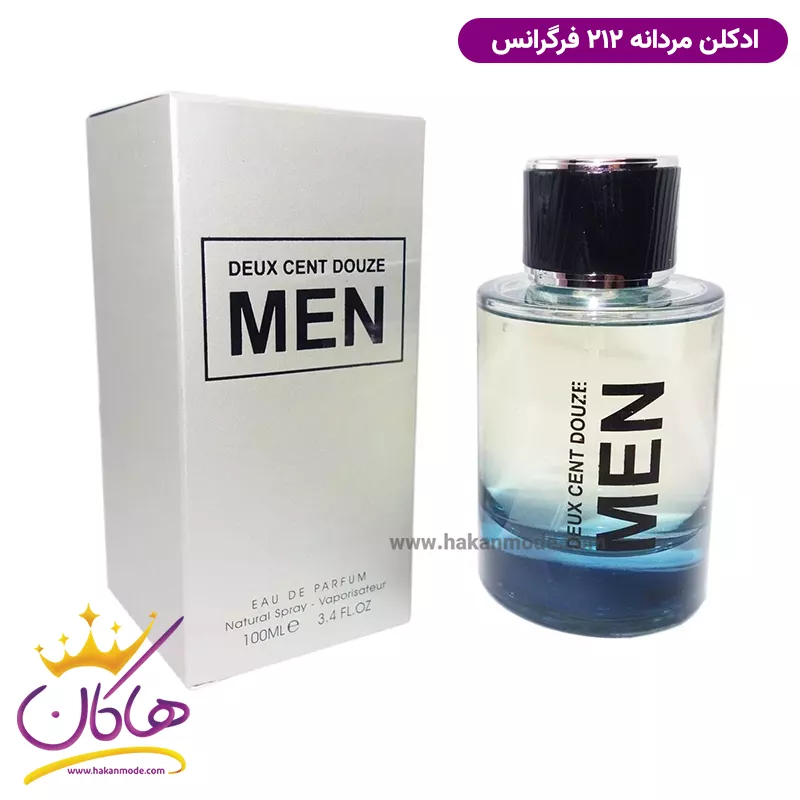 ادکلن مردانه دیوکس سنت دوز من فراگرنس ورد ۲۱۲ نقره ای 100 میل