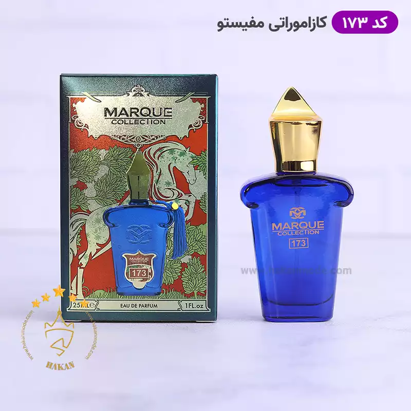 ادکلن کازاموراتی آبی 173مینیاتوری مارکویی کالکشن 25 میل |Marque Collection Xerjoff Casamorati Mefisto — تصویر ۲