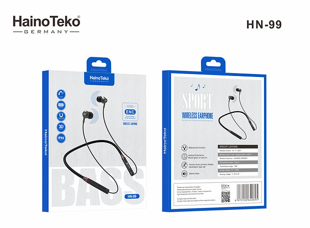 هندزفری بلوتوثی هاینو تکو مدل HN-99 (نویزگیر ENC ) — تصویر ۷