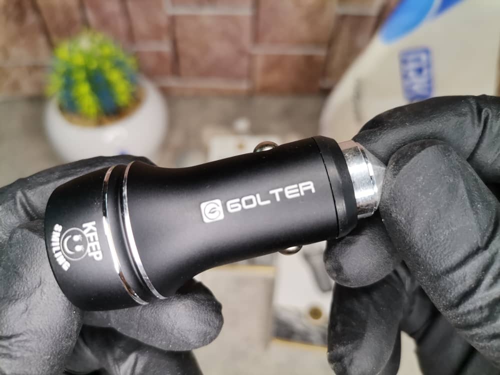 شارژر فندکی فست golter + کابل شارژ ۱متری — تصویر ۶