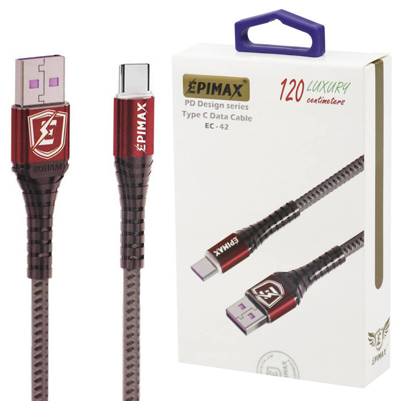 کابل شارژ ۵A آمپری epimax (گارانتی ۶ ماه ) — تصویر ۲