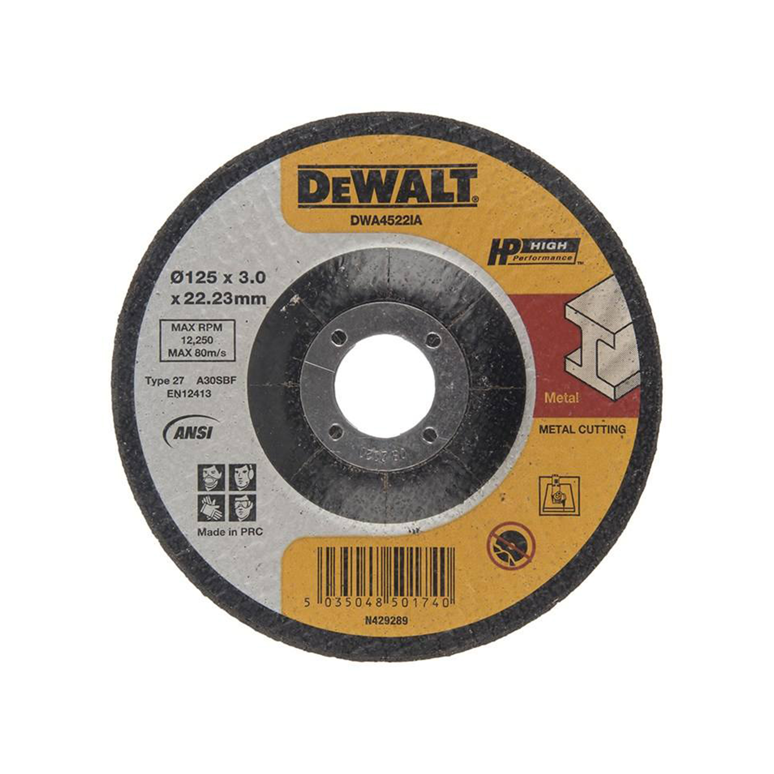 صفحه برش فلز دیوالت مدل DWA4522IA