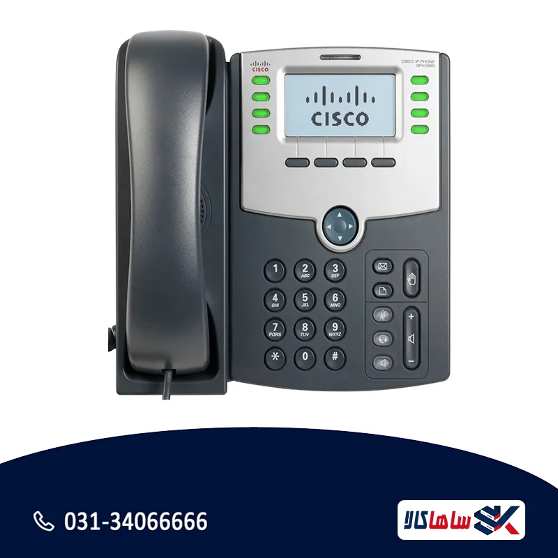 تلفن تحت شبکه Cisco SPA508 — تصویر ۲