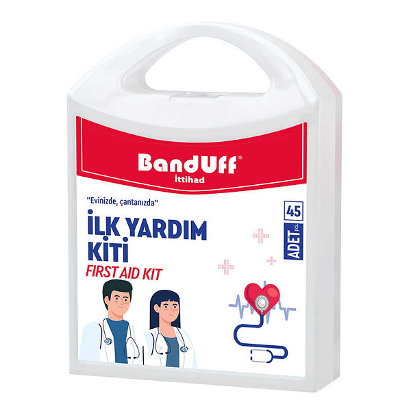 جعبه کمک های اولیه 45 تکه بندوف BandUff
