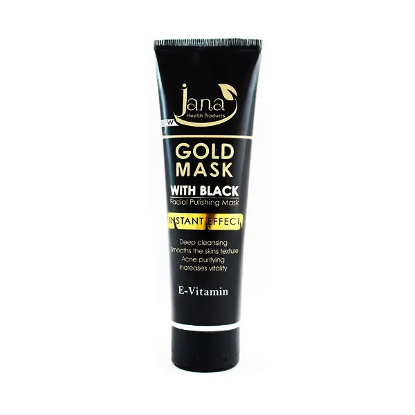ماسک صورت طلا و ذغال جانا ( Gold With Black ) حجم 100 میلی لیتر
