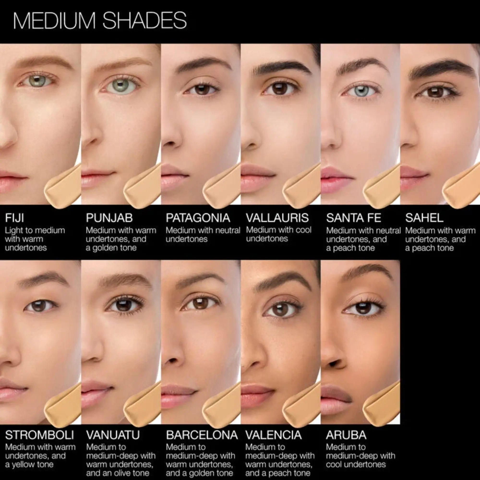 کرم پودر نارس مدل Natural Radiant Longwear Foundation رنگ FIJI شماره L5 — تصویر ۴