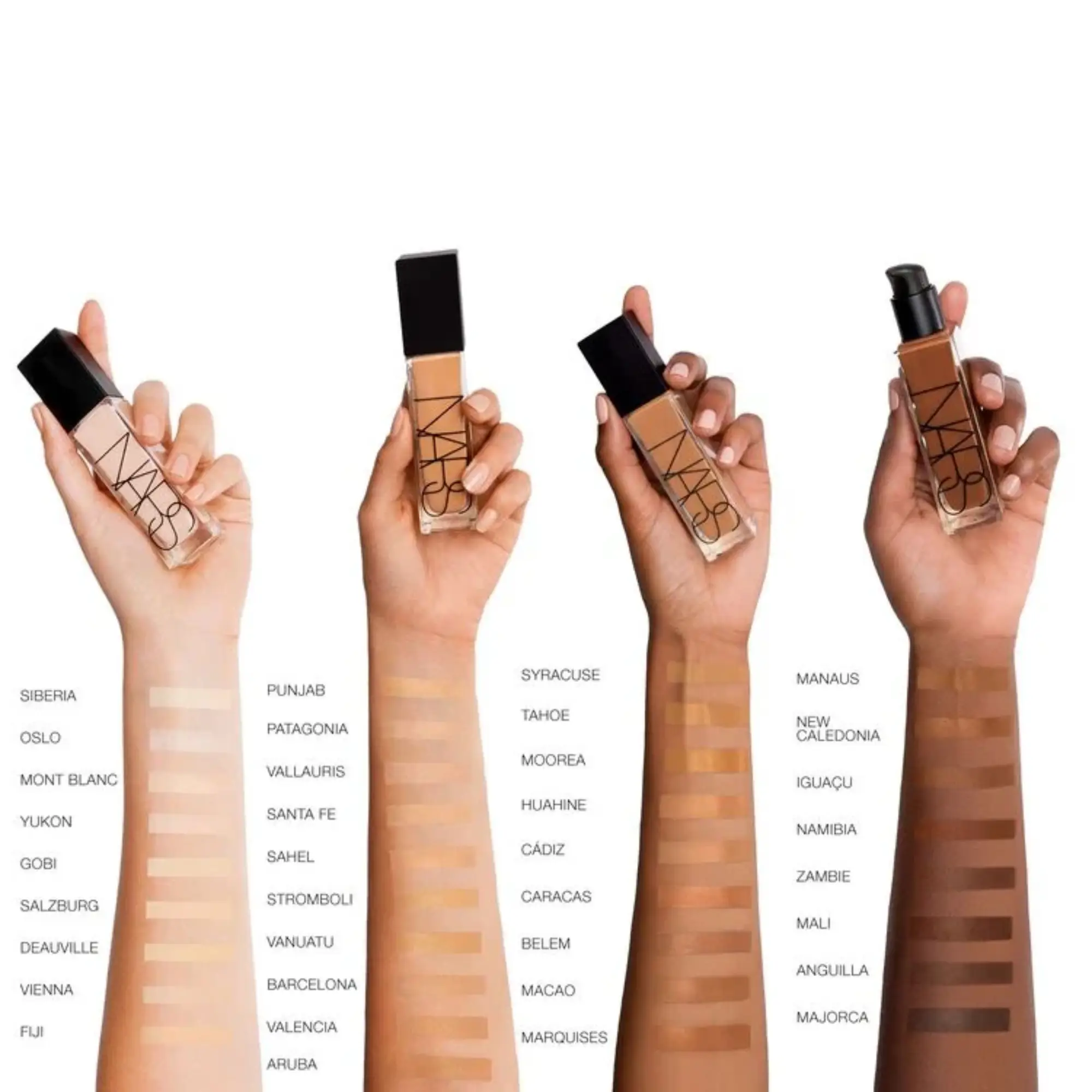 کرم پودر نارس مدل Natural Radiant Longwear Foundation رنگ FIJI شماره L5 — تصویر ۵