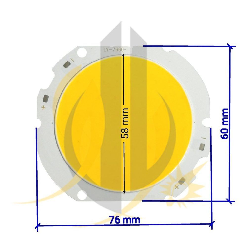 چیپ 30 وات 60*76 میلی‌متر COB 30w 900mA — تصویر ۳