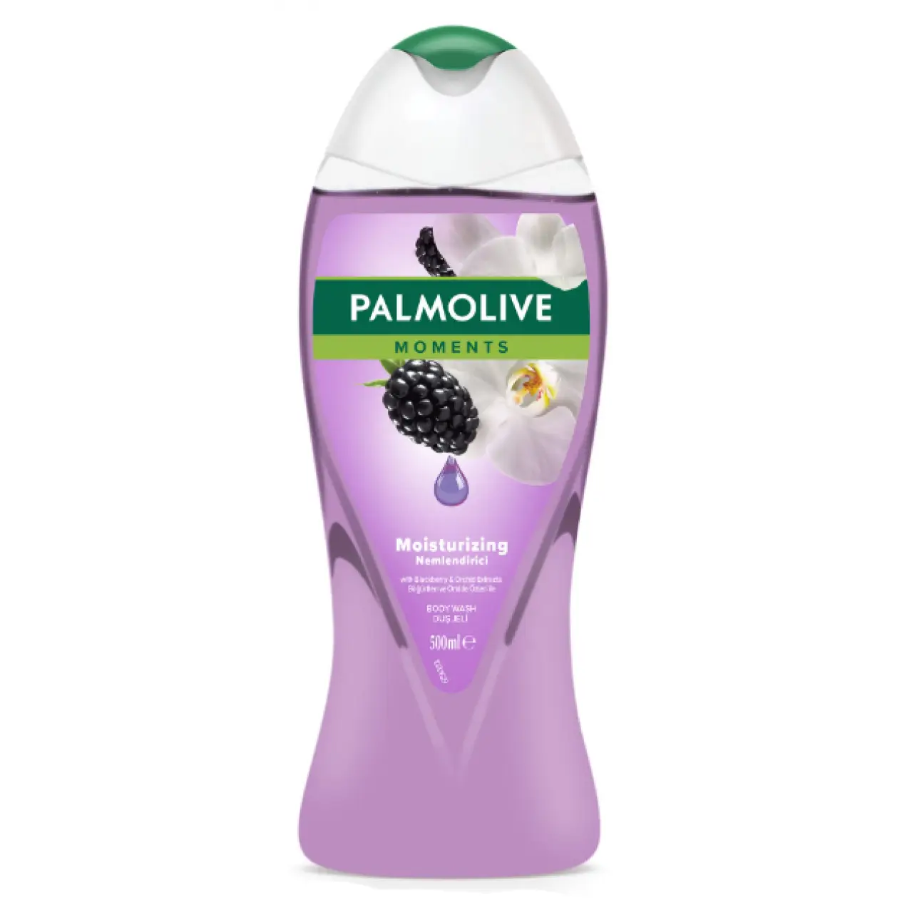 شامپو بدن پالمولیو Palmolive عصاره شاه توت و گل ارکیده حجم 500 میل