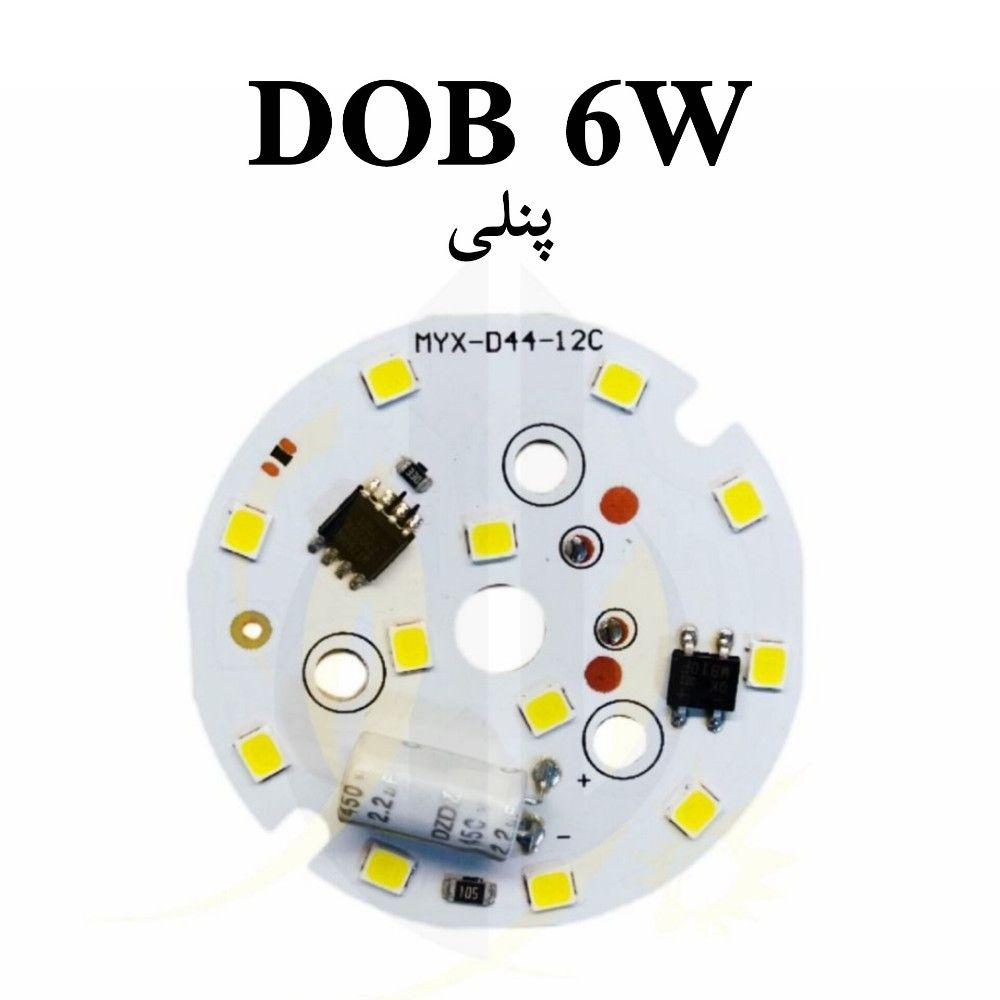 چیپ 6 وات پنلی برق مستقیم DOB 6w — تصویر ۲