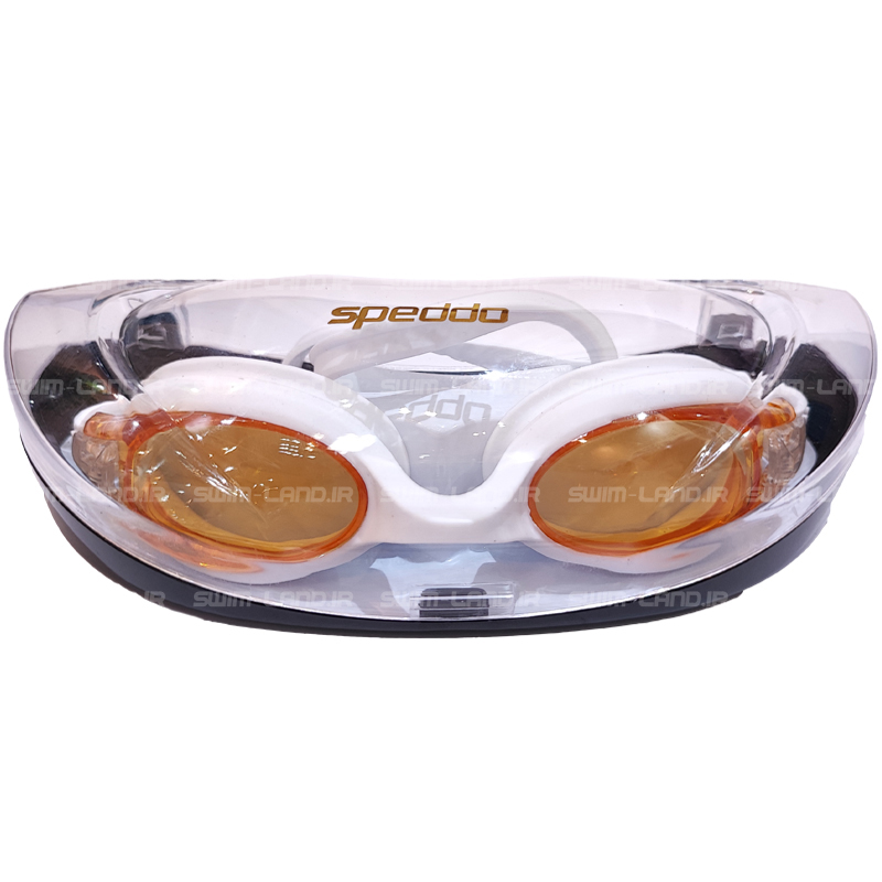 عینک شنا اسپیدو 5800 سفید و طلایی کد sp-1 — تصویر ۴