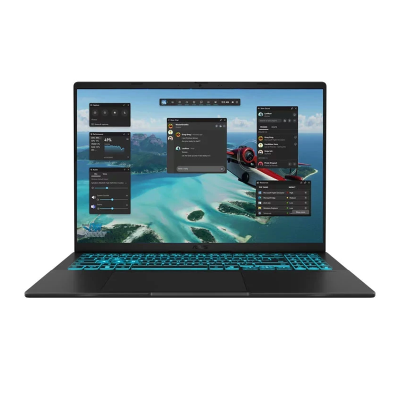 لپ تاپ 16 اینچی ایسوس مدل ASUS V16 V3607VM Core7-240H 16GB 1TB SSD RTX5060 8GB
