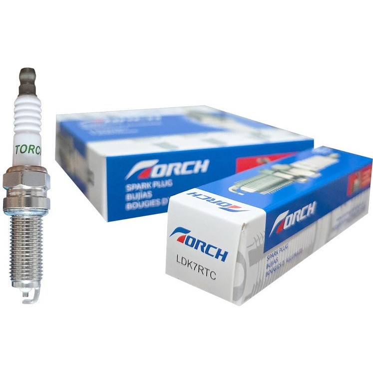 شمع پایه بلند نازک تورچ پراید یورو 4 مشترک با کوئیک GX، سهند و اطلس | TORCH Spark Plug LDK7RTC CHINA — تصویر ۲