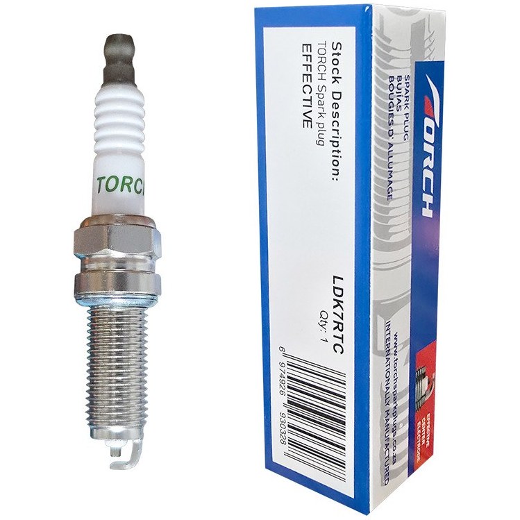 شمع پایه بلند نازک تورچ پراید یورو 4 مشترک با کوئیک GX، سهند و اطلس | TORCH Spark Plug LDK7RTC CHINA — تصویر ۳