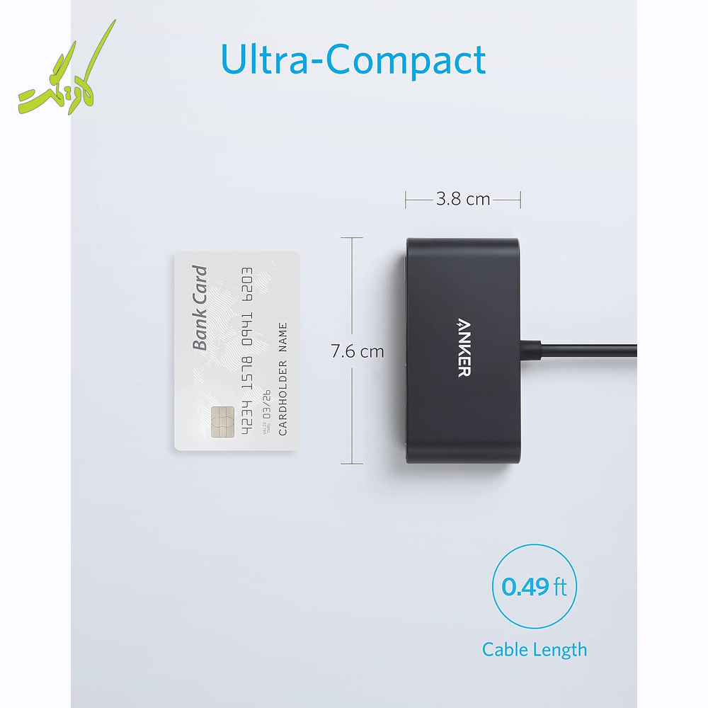 هاب ۳ پورت USB-C انکر Anker Power Expand 3-in-1 USB-C PD Hub A8339 — تصویر ۷