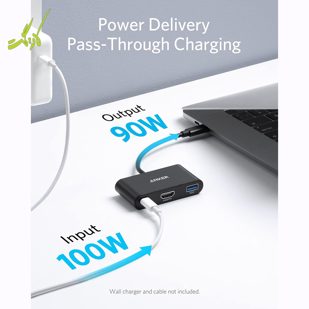 هاب ۳ پورت USB-C انکر Anker Power Expand 3-in-1 USB-C PD Hub A8339 — تصویر ۴
