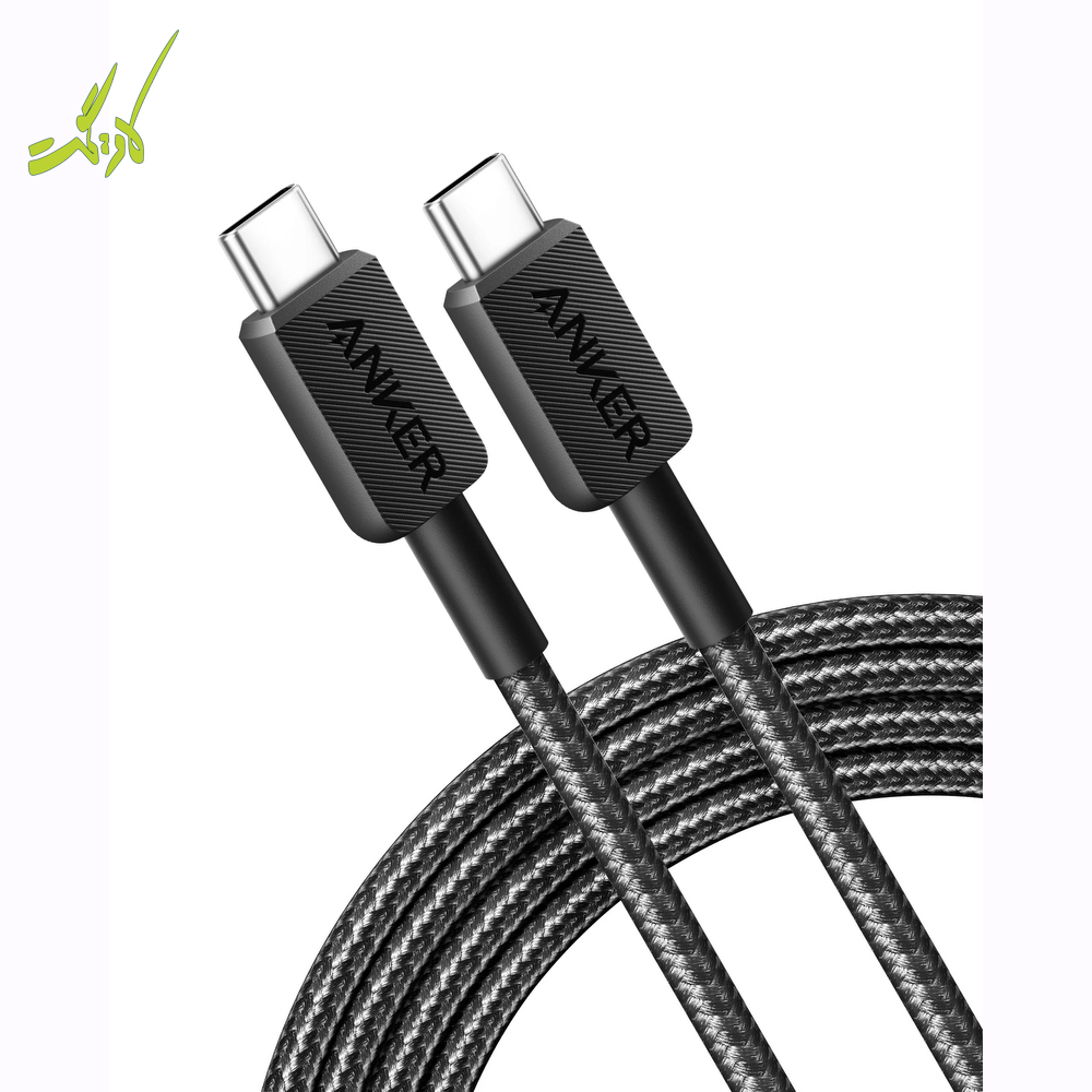 کابل USB-C به USB-C انکر Anker 322 USB-C to USB-C Cable 0.9m A81F5