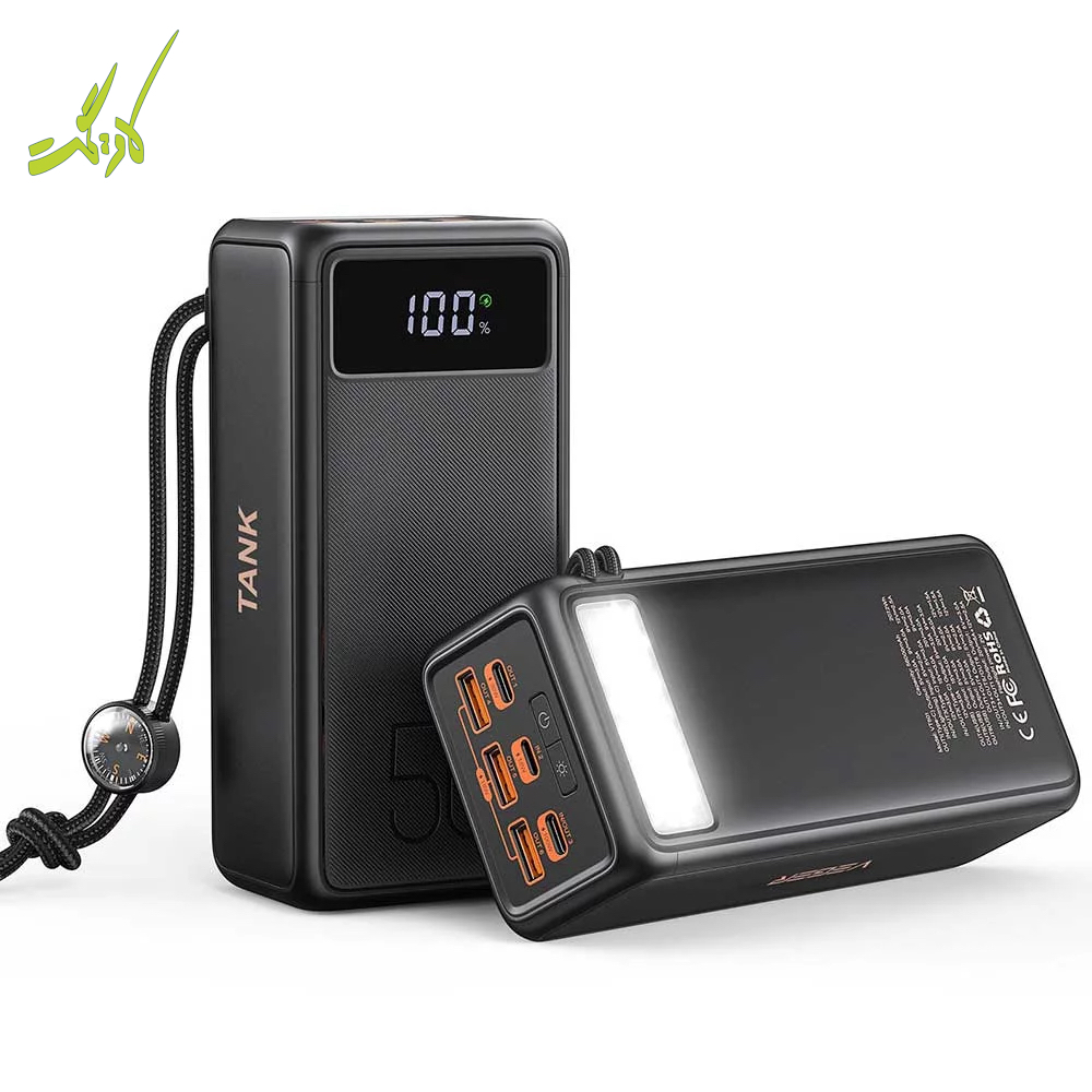 پاوربانک کمپینگ وگر VEGER Tank Boost 56000mAh 130W Camping Power Bank