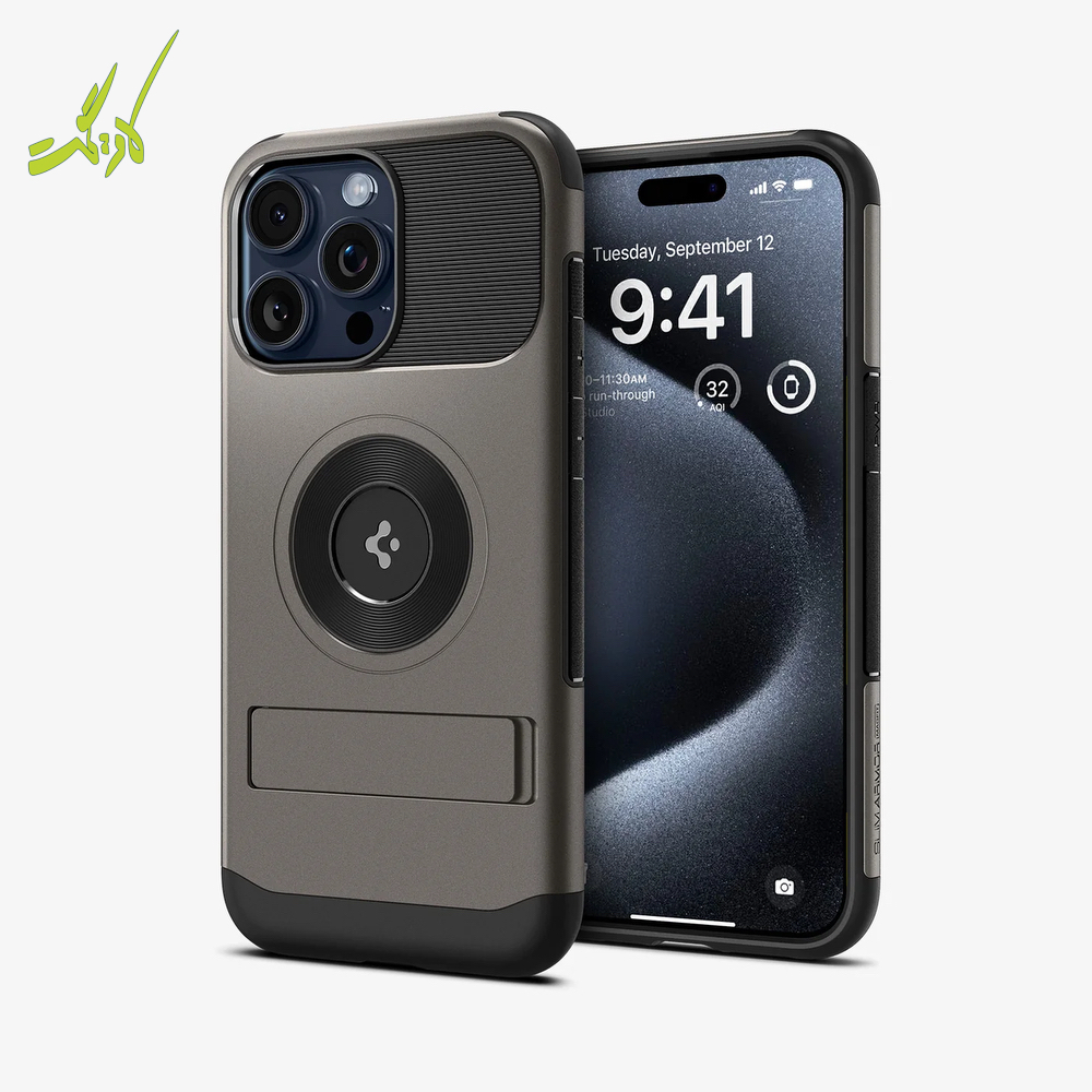 قاب اسپیگن آیفون ۱۵ پرو مکس Spigen Slim Armor (MagFit) iPhone 15 Pro Max
