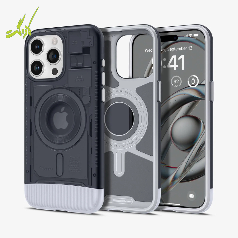 قاب اسپیگن آیفون ۱۵ پرو مکس Spigen Classic C1 (MagFit) iPhone 15 Pro Max