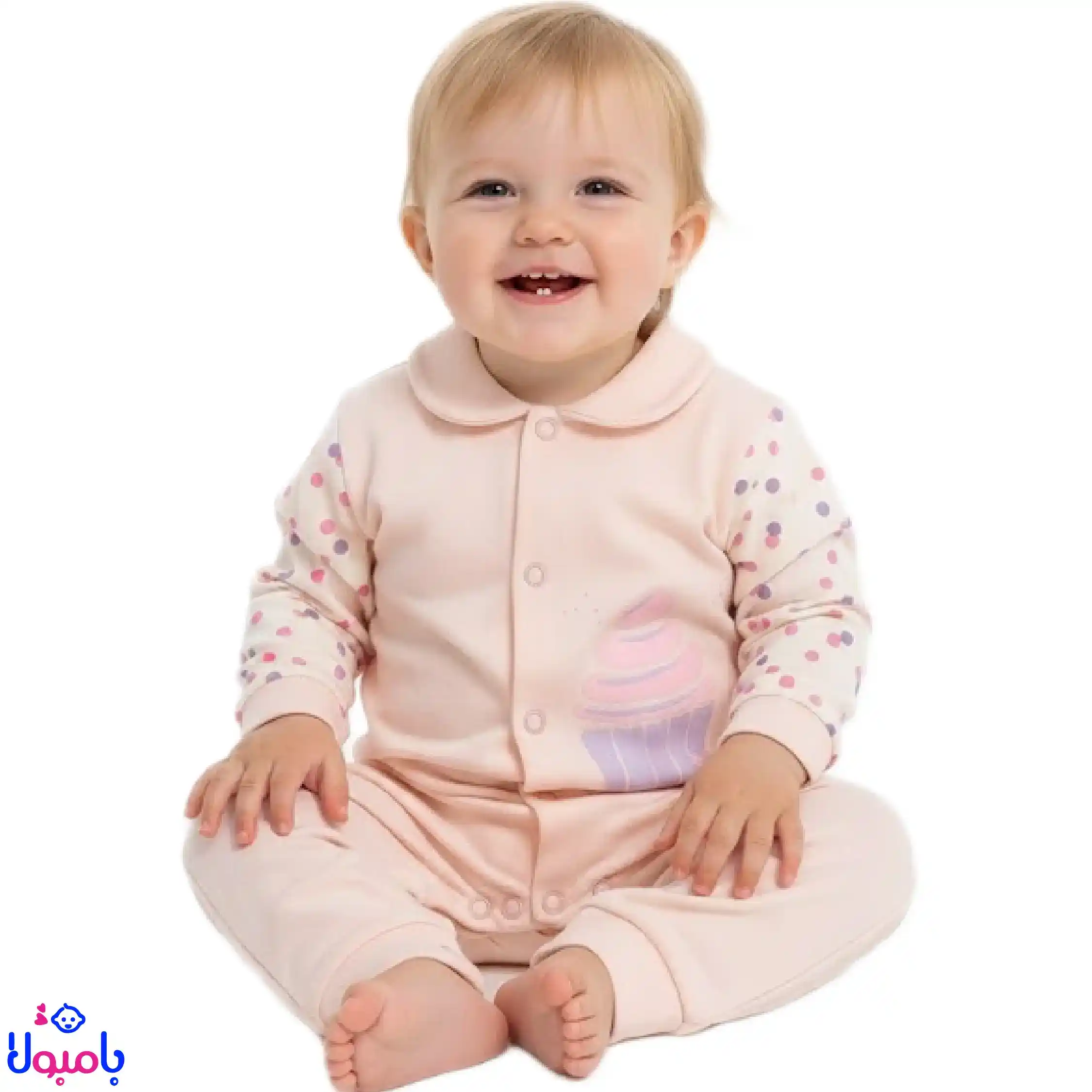 سرهمی دخترانه جونیورز طرح کاپ کیک