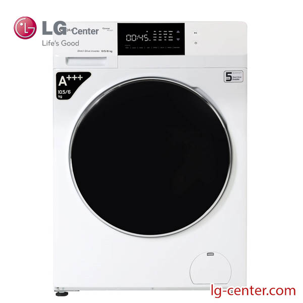 ماشين لباسشويی جی پلاس 10.5 کیلویی مدل GWM-MD106W