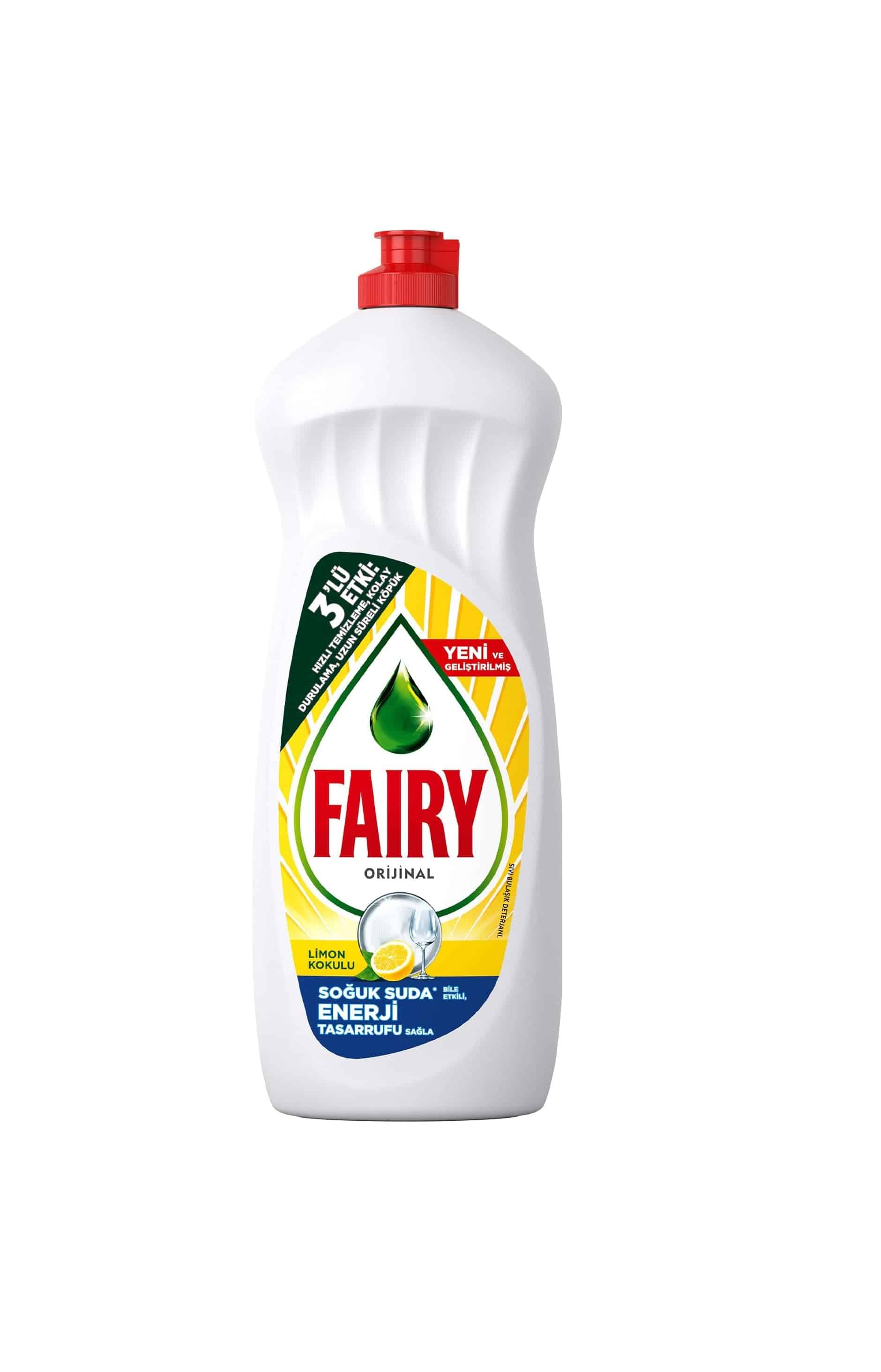 مایع ظرفشویی دستی فایری FAIRY مدل ORJINAL با عصاره لیمو حجم 650 میل