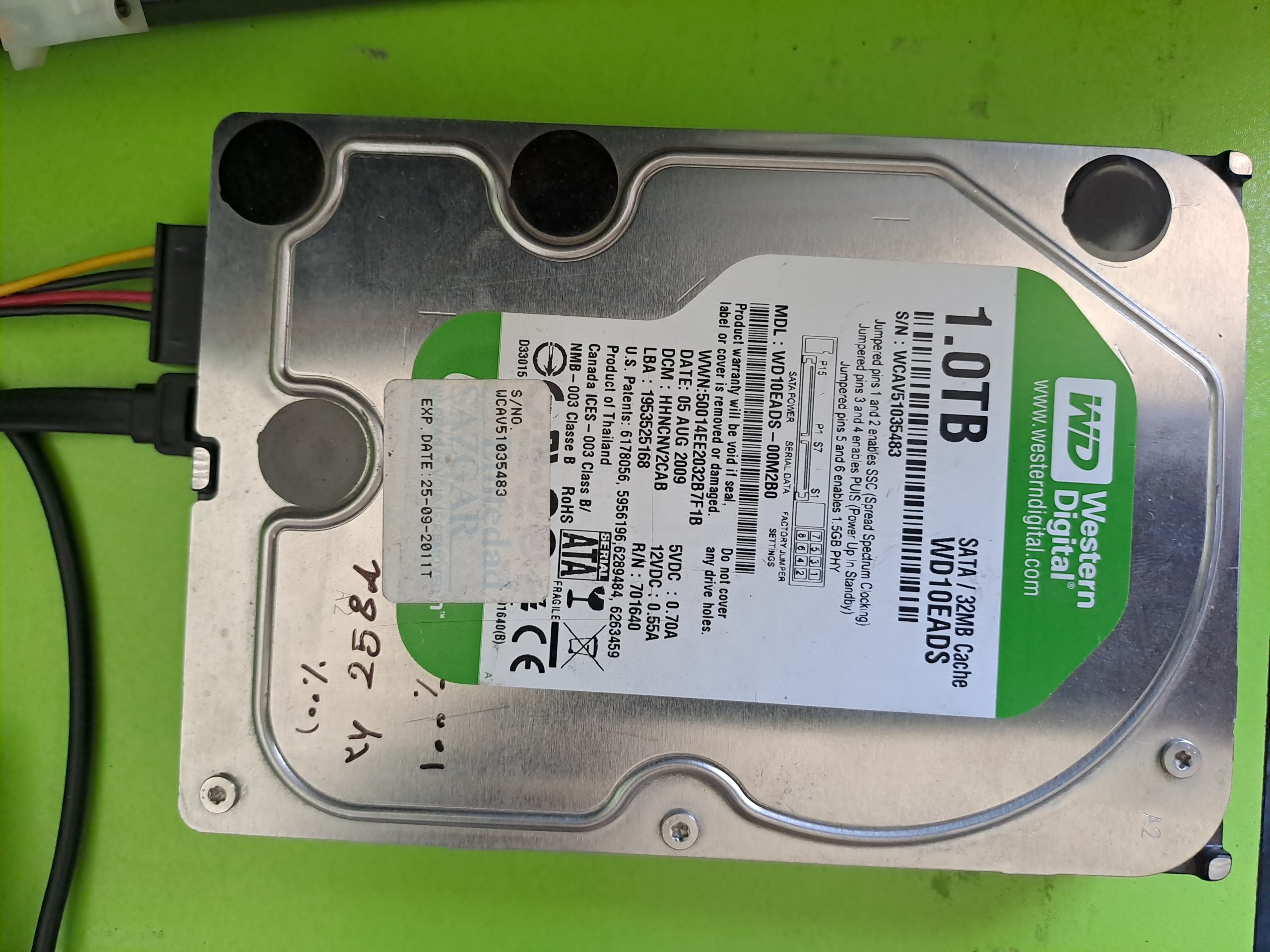 هارد یک ترا وسترن استوک Hdd Western 1T
