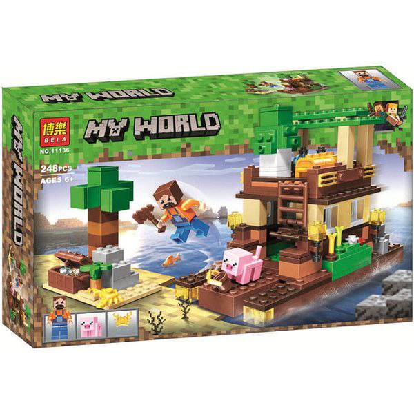 لگو ماینکرفت ۲۴۸ قطعه BELA مدل My World کد 11136